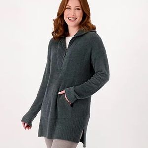 Barefoot Dreams CozyChic Lite Half Zip Tunic
